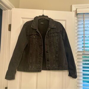 Buffalo David Button Black Denim Jacket